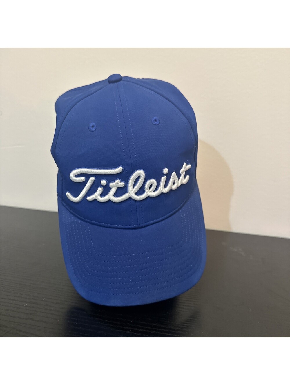 Titleist Hat Blue Golf Embroidered Logo Lightweight Adjustable Cap